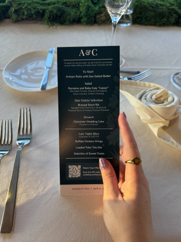 Wedding guest photo