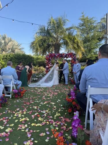 Wedding guest photo