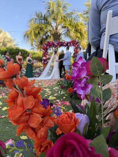 Wedding guest photo