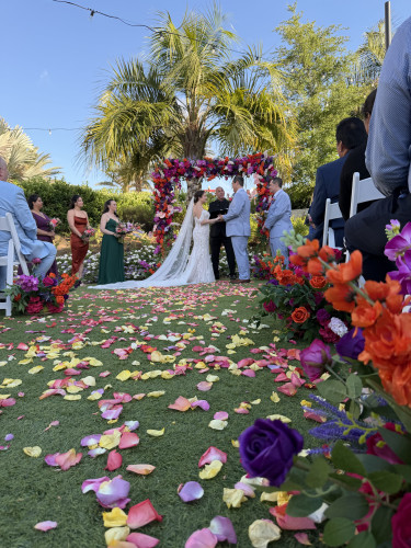 Wedding guest photo