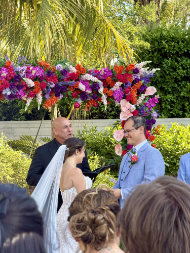 Wedding guest photo