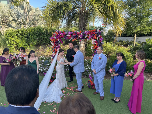Wedding guest photo