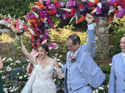 Wedding guest photo