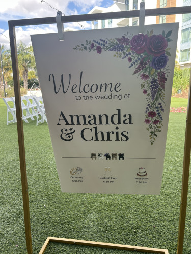 Wedding guest photo